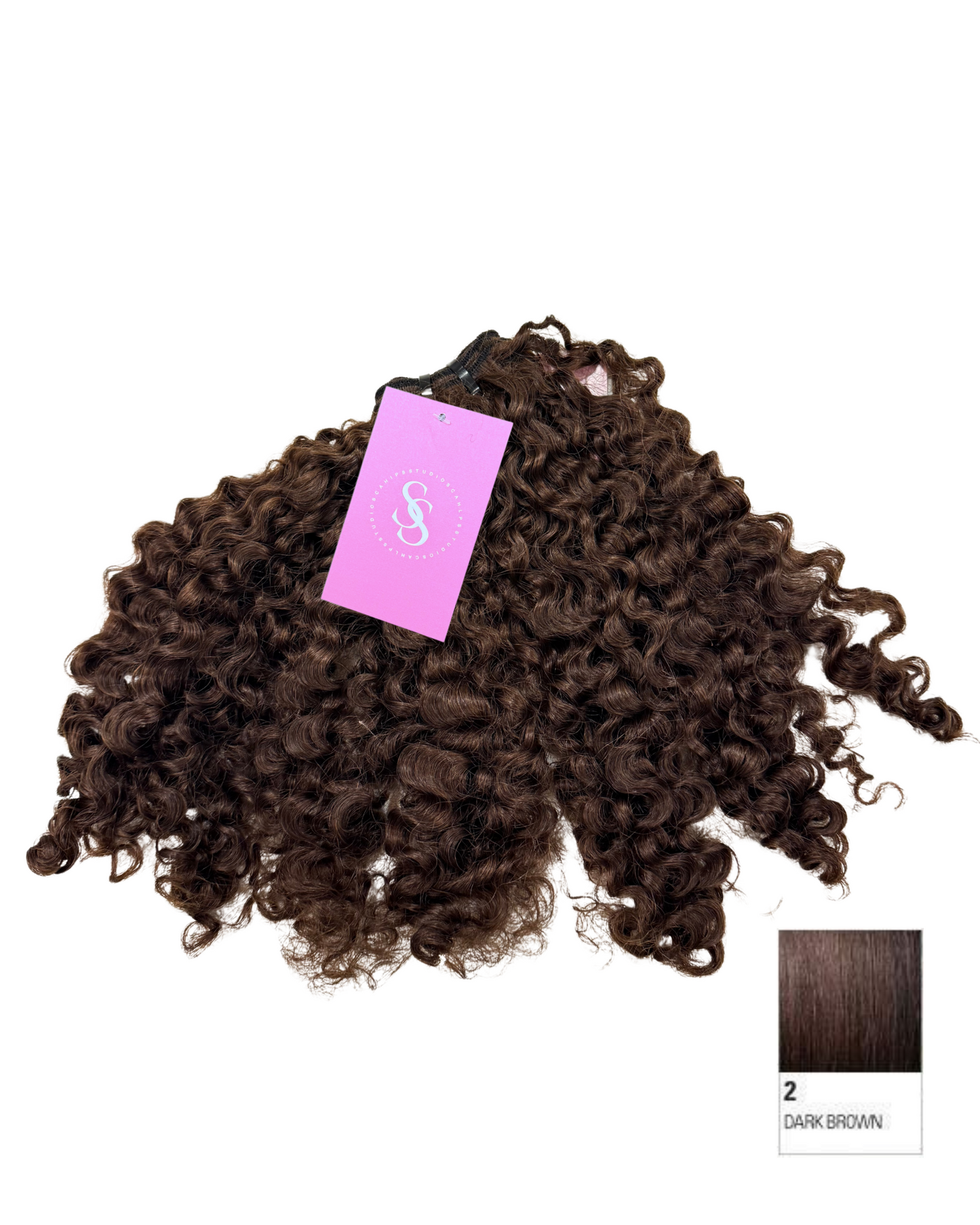 BABY CURLY™ #2 DARK Brown - Raw Hair (PREORDER - SHIPS SEPTEMBER 20TH 2026)