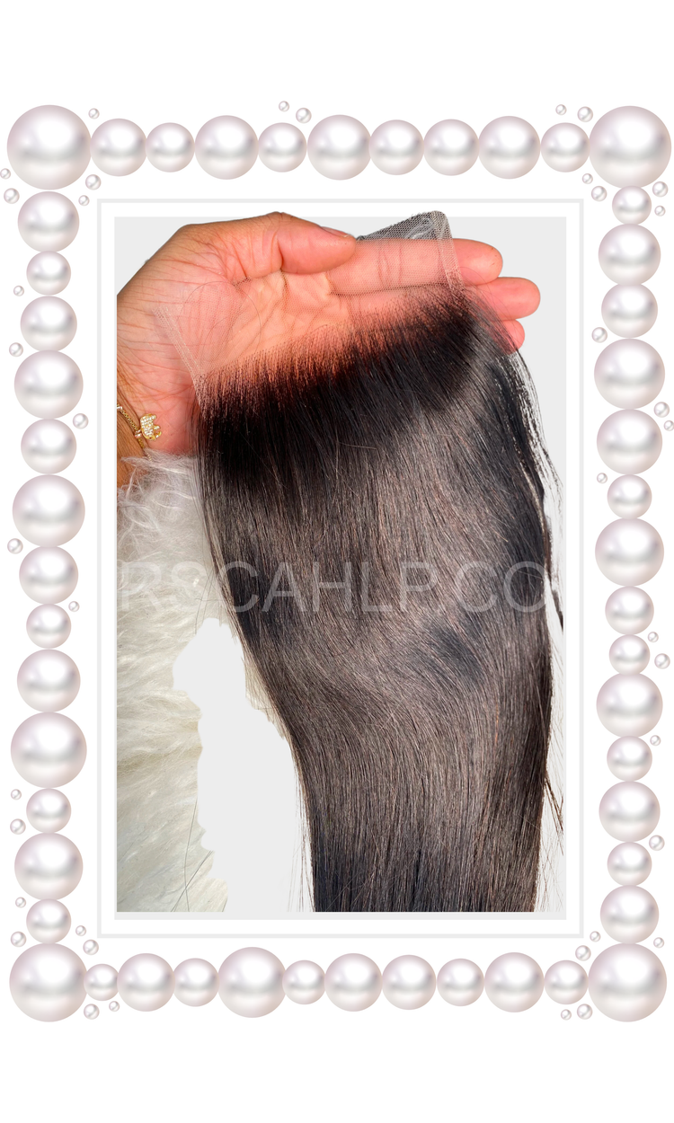 5x5 Raw Straight Scahlp FILM LACE closure