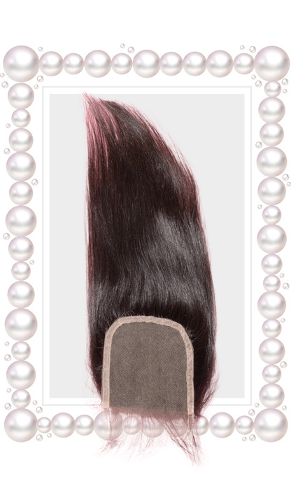 6X6 Luxe Straight Scahlp FILM LACE closure