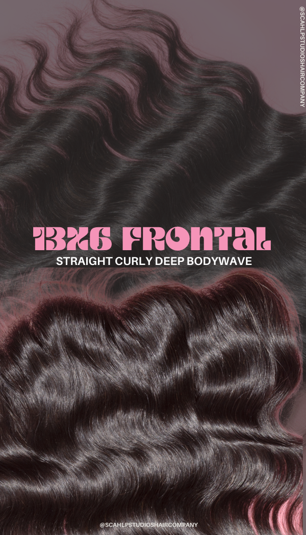 13x6 FILM LACE FRONTAL STRAIGHT/BODYWAVE/OCEAN CURLY (5-7DAY PREORDER)