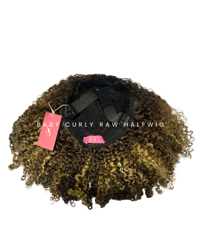 BABY CURLY™  Half wig Toffee latte