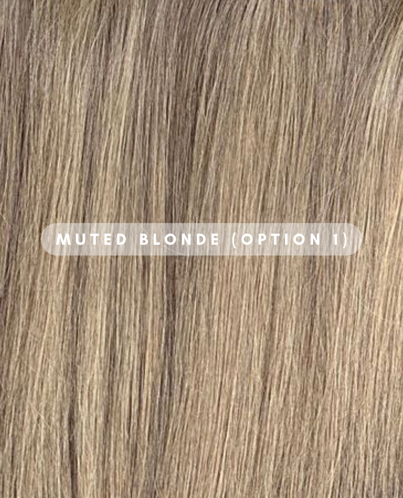 Warm Muted Blonde  - (option 1) Savannah’s Blonde