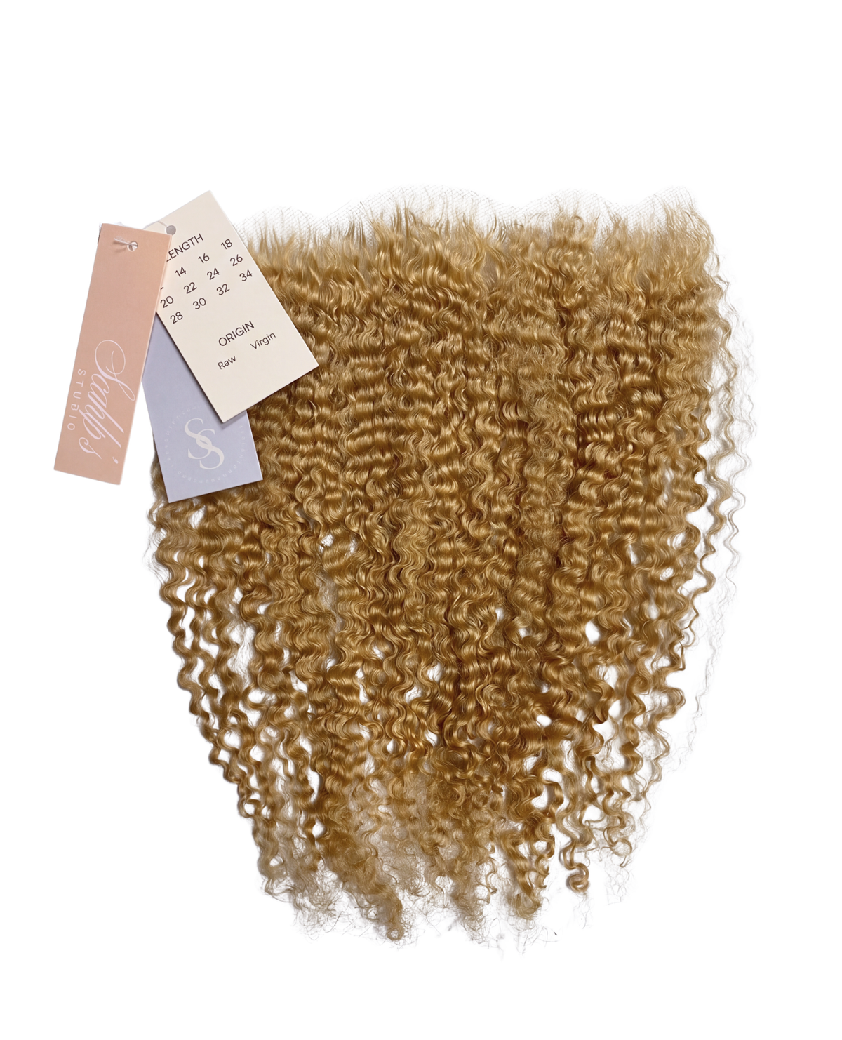 13X4" RAW Baby Curly HD Frontal