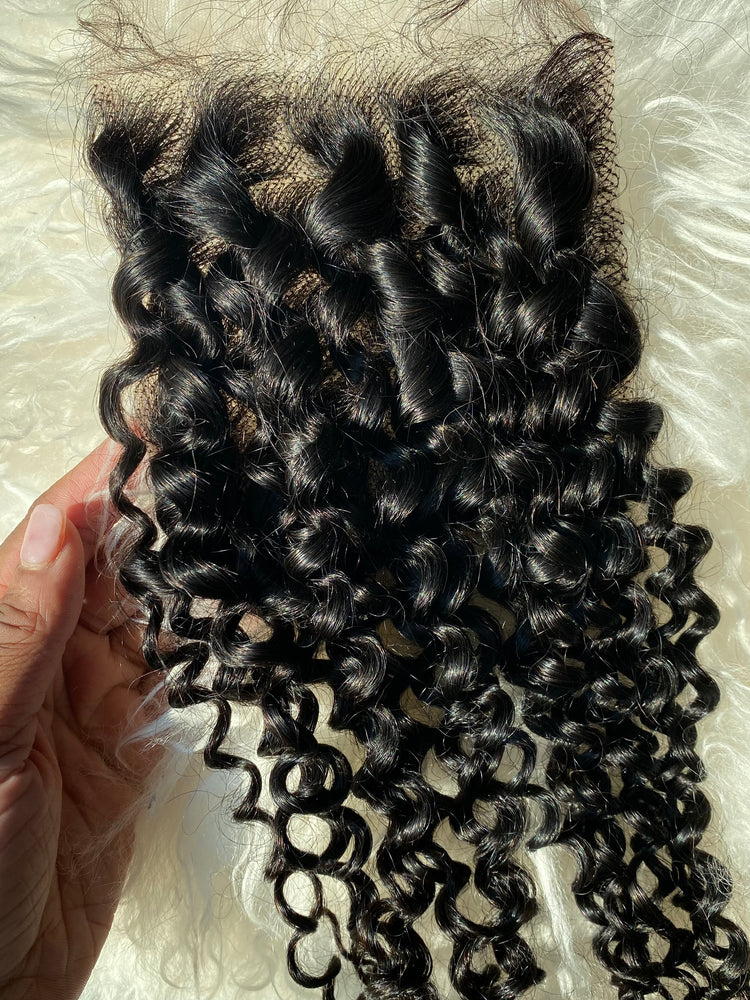 5x5 Mink Ocean tight  Scahlp FILM LACE closure (7DAY PREORDER)